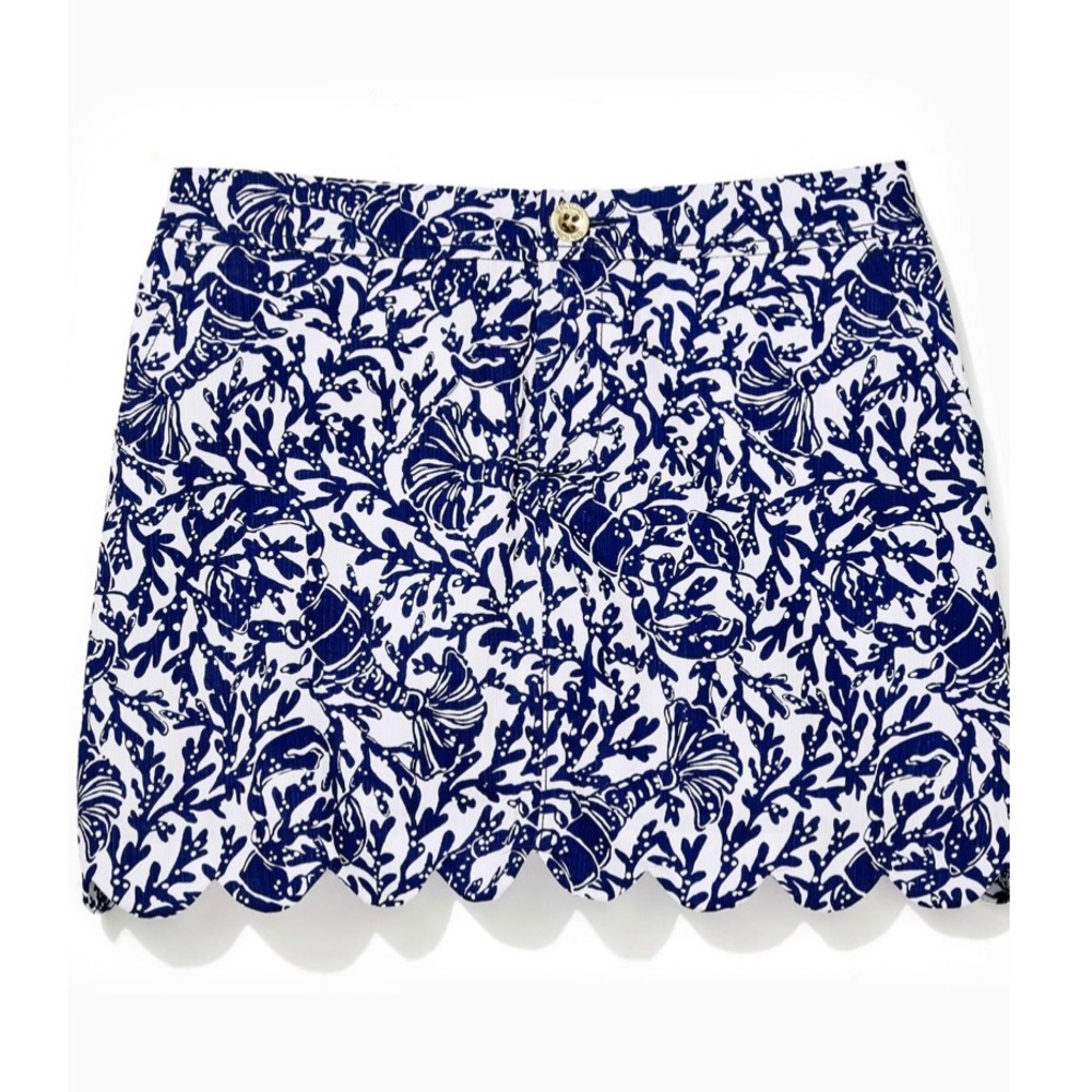 Lilly Pulitzer Colette Oyster Bay Blue Skort